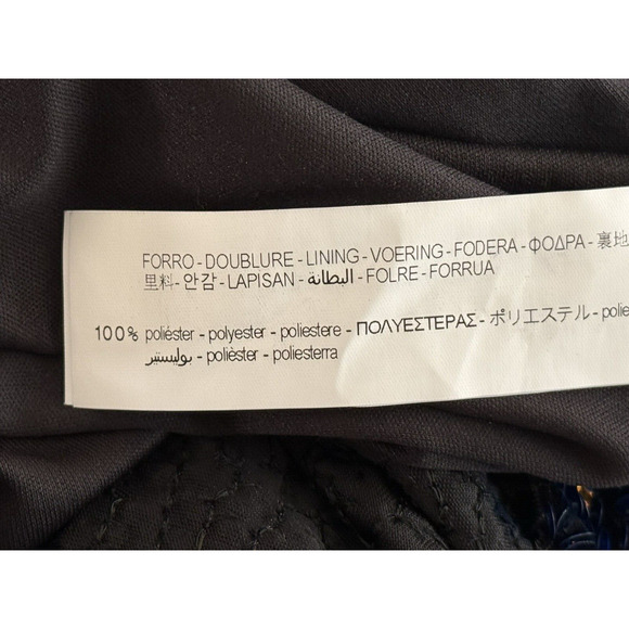 ZARA NWT WOMANS MULTICOLORED SEQUIN VELVET PUFF SLEEVE BODYCON MINI DRESS‎ SZ M - Picture 13 of 15